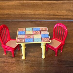 Fisher price loving family playskool - Table and Chairs Set